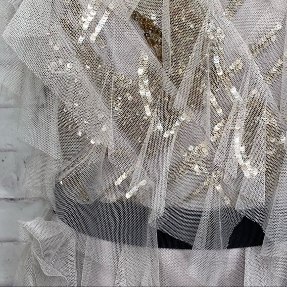 Sachin + Babi for Ankasa Ruffle Sequin Dress size 8 - Picture 3 of 14